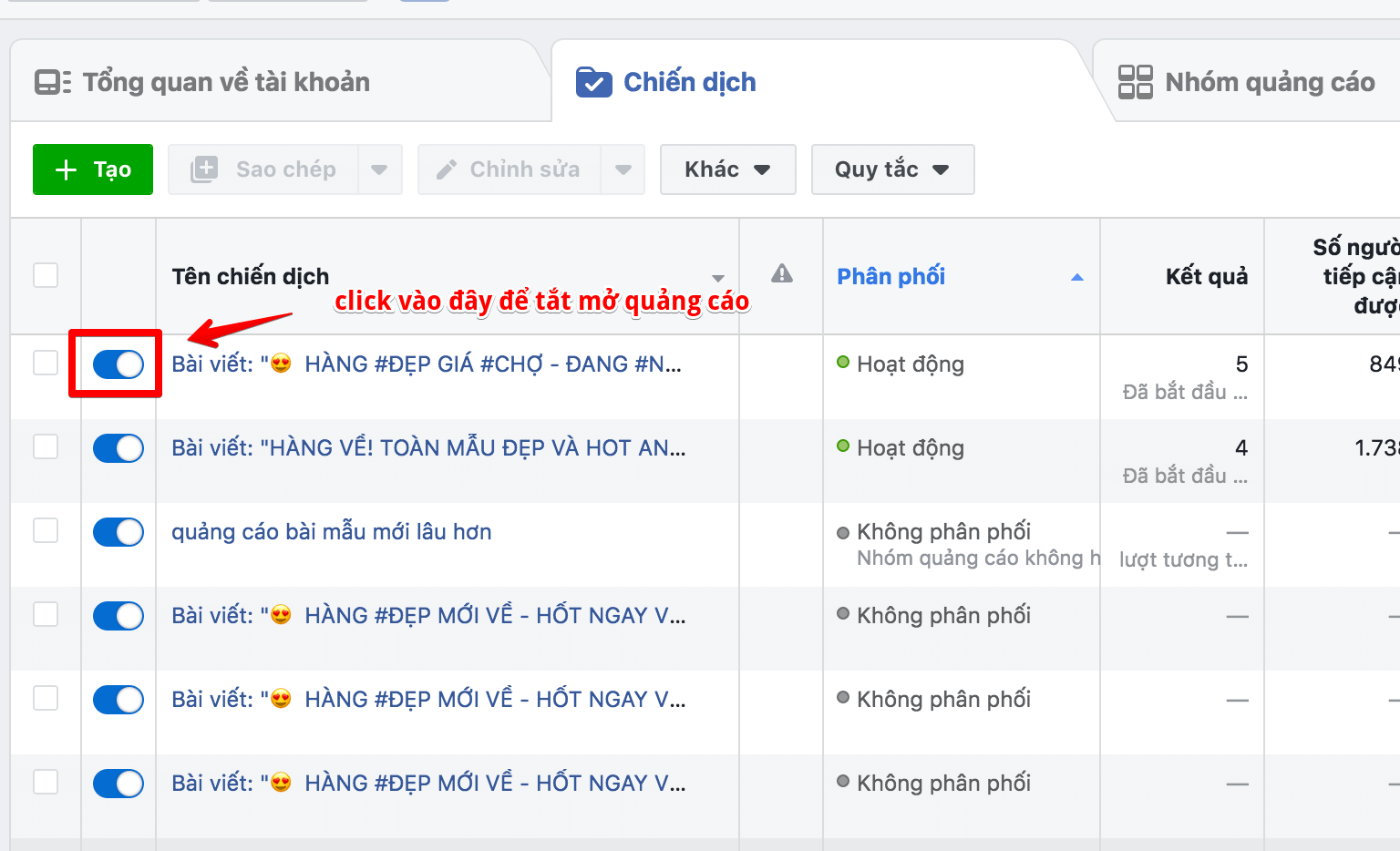 Xóa quảng cáo Facebook