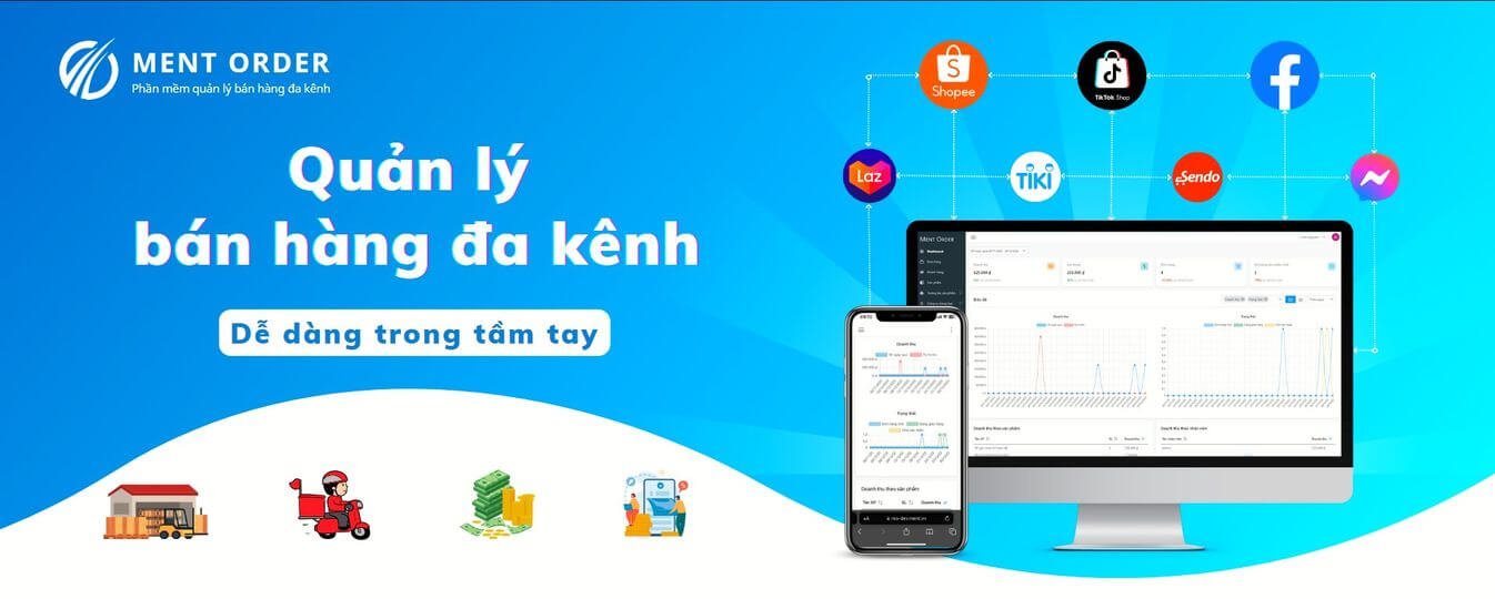 Phần mềm quản lý bán hàng online đa kênh Mento