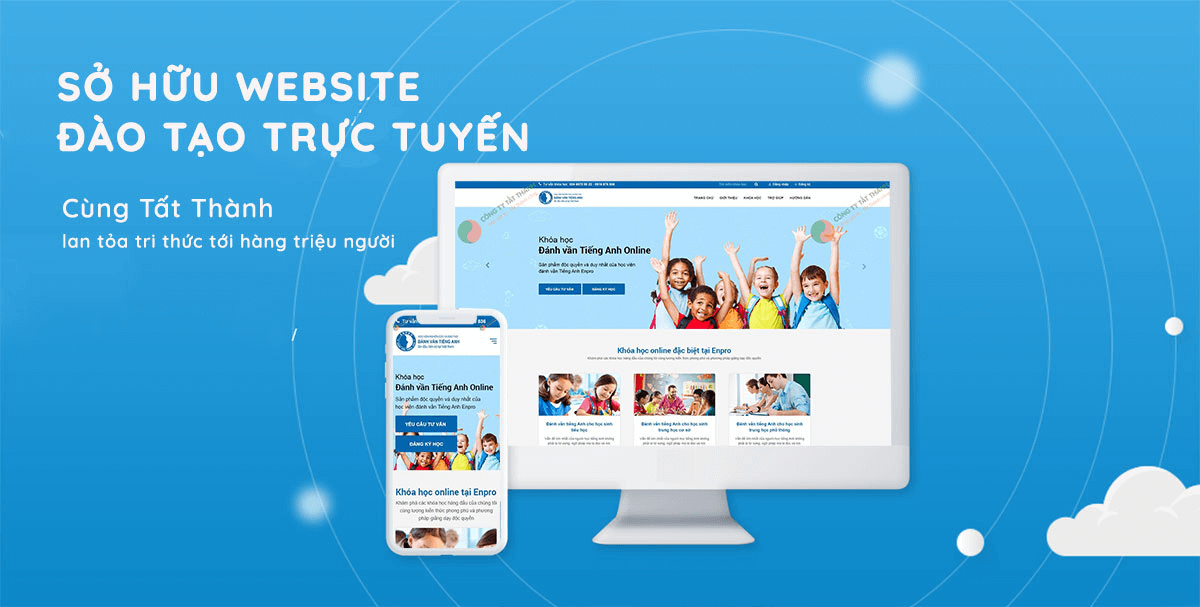 Thiết kế website học Online