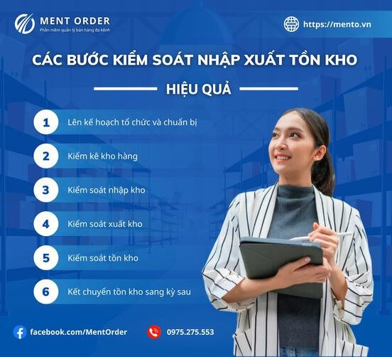 Kiểm soát chính xác số lượng mặt hàng trong kho