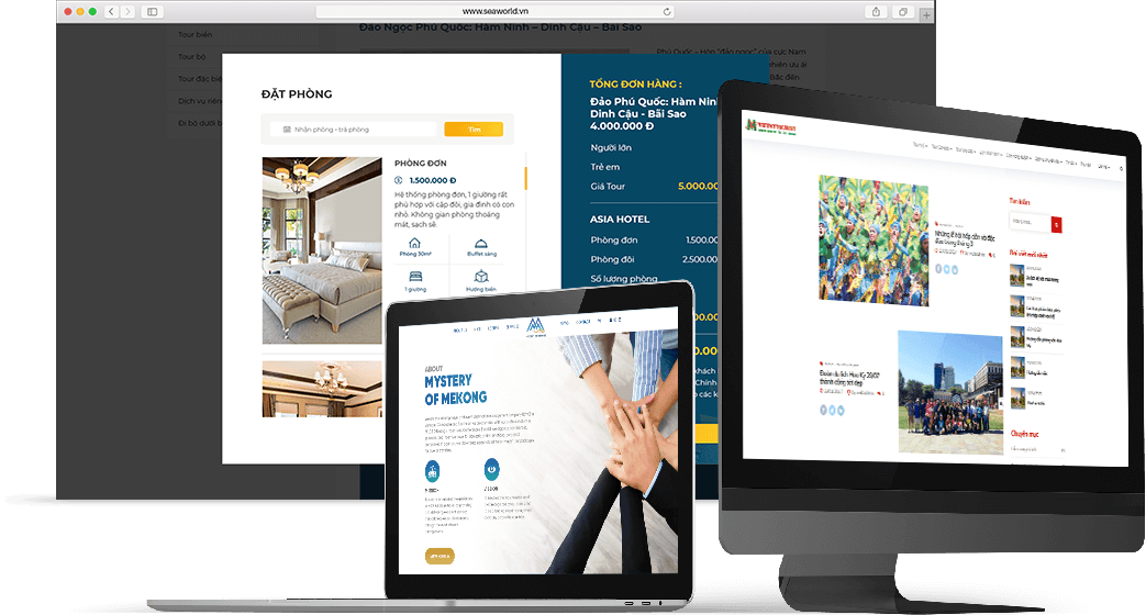 Thiết kế website du lịch