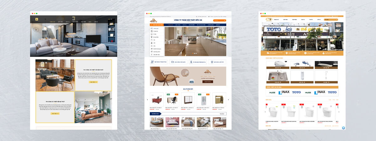 Thiết kế website nội thất