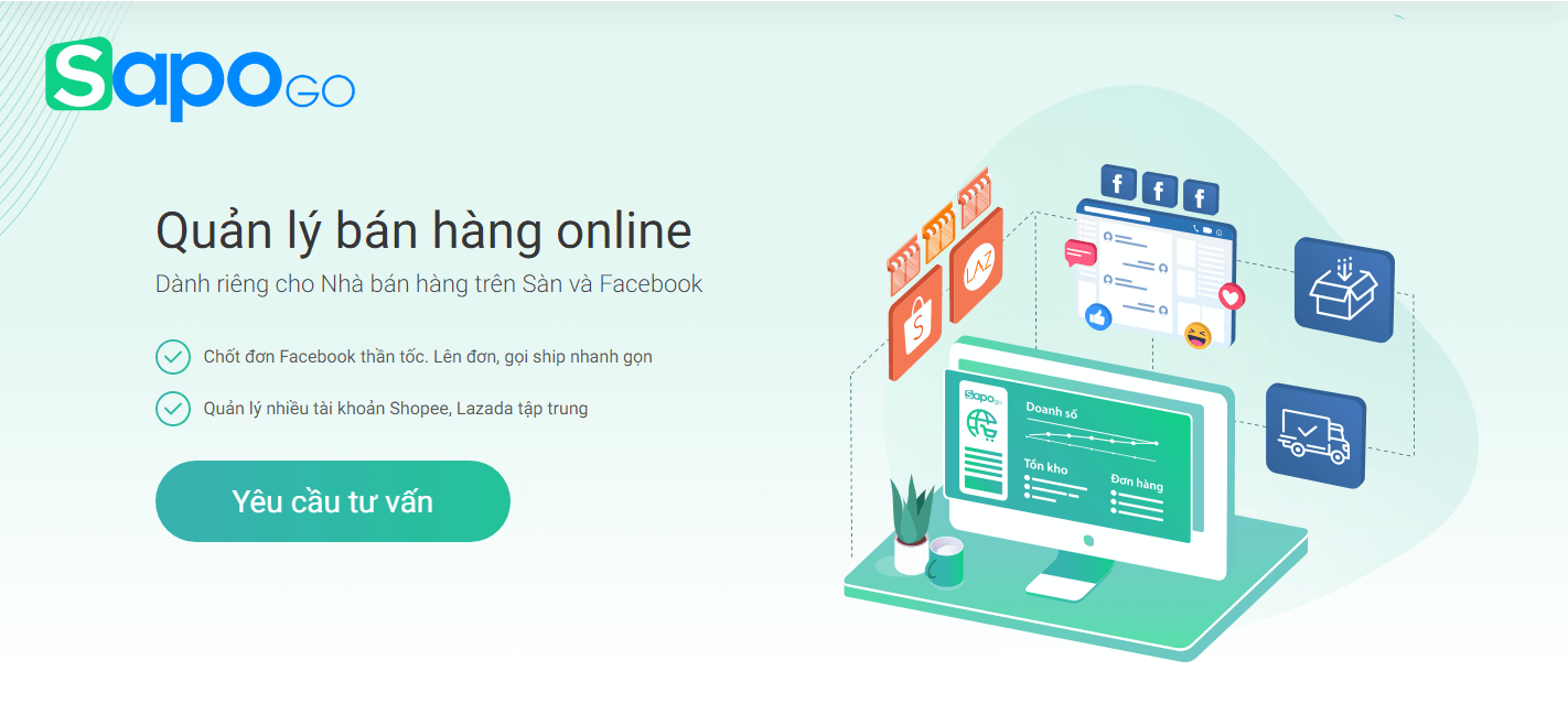 Phần mềm quản lý bán hàng Sapo Go