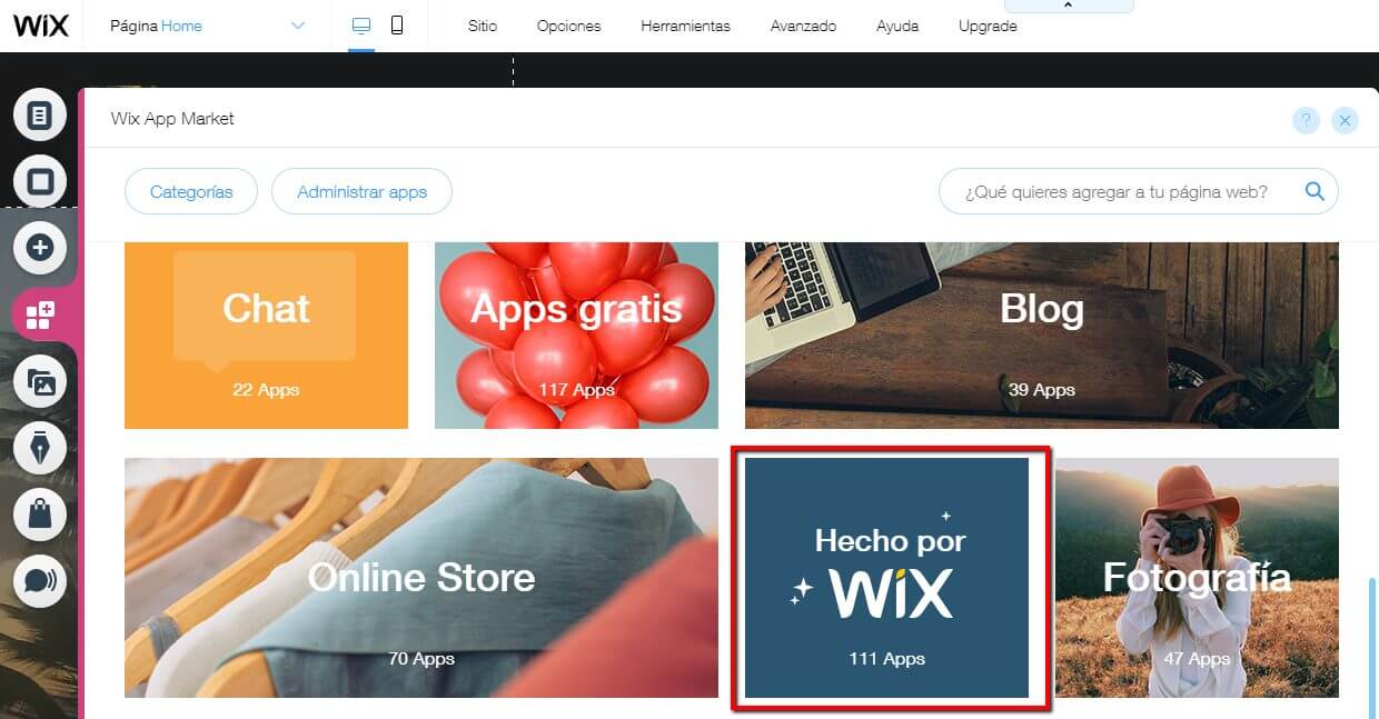 Tạo website miễn phí tại Wix.com